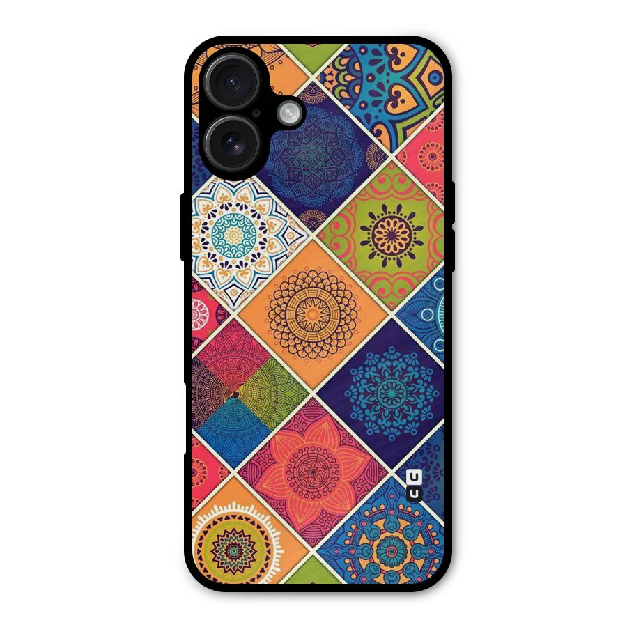 Multi Designs Metal Back Case for iPhone 16 Plus