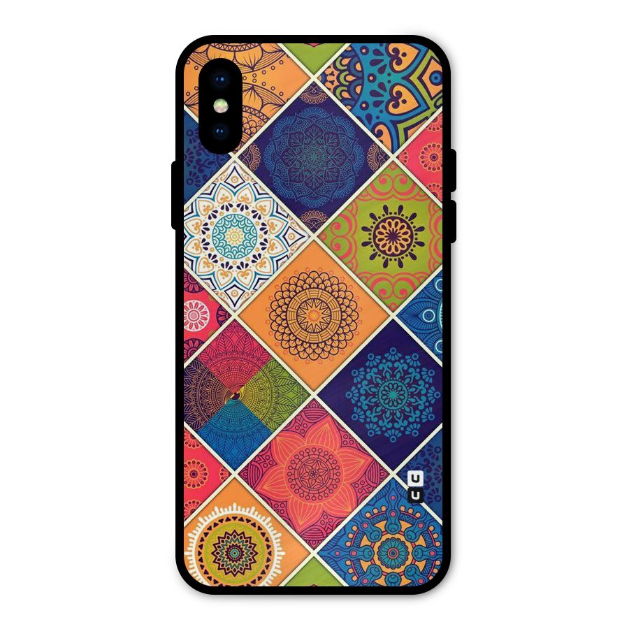 Multi Designs Metal Back Case for iPhone X