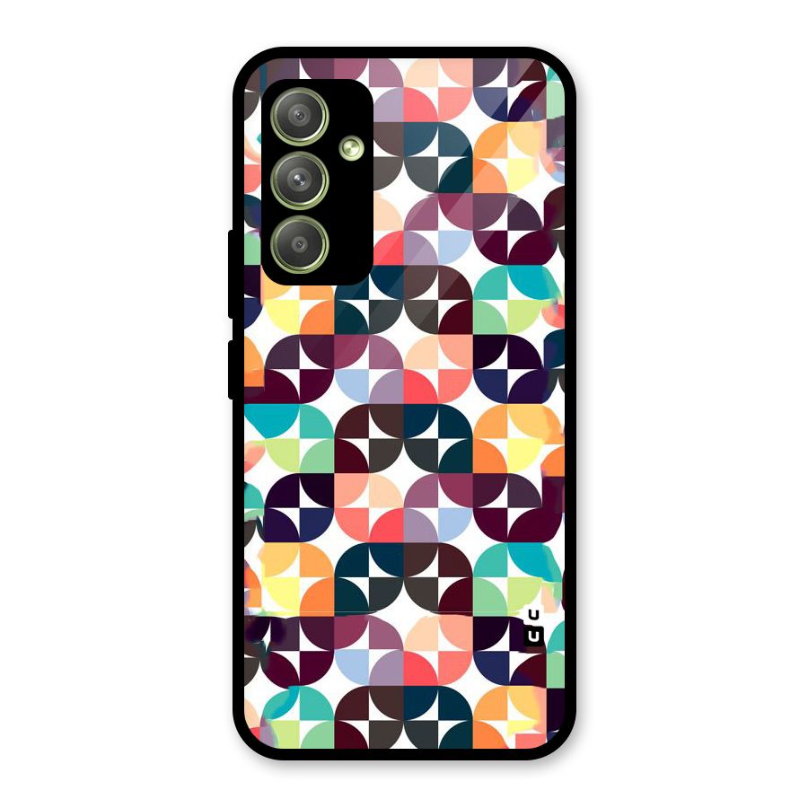 Multicolor Arc Glass Back Case for Galaxy A54