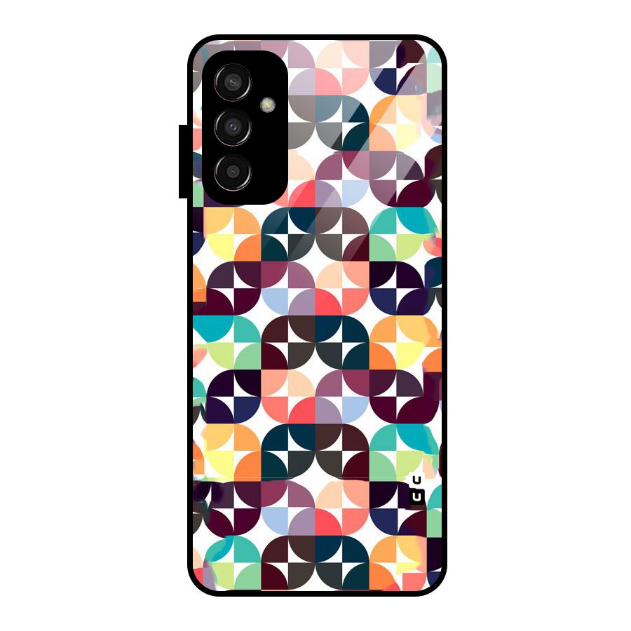 Multicolor Arc Glass Back Case for Galaxy F13