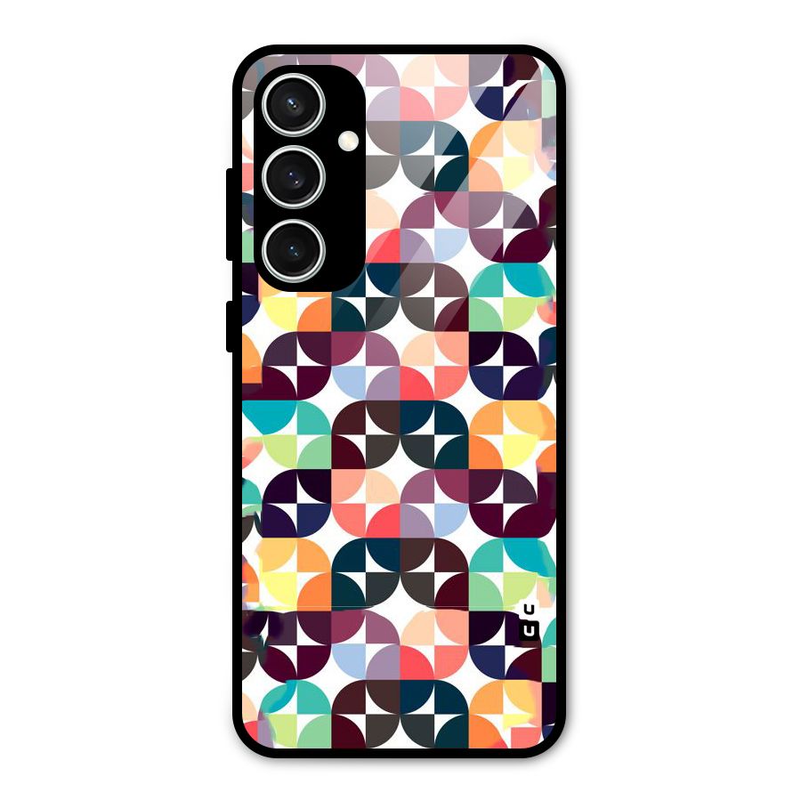 Multicolor Arc Glass Back Case for Galaxy S23 FE