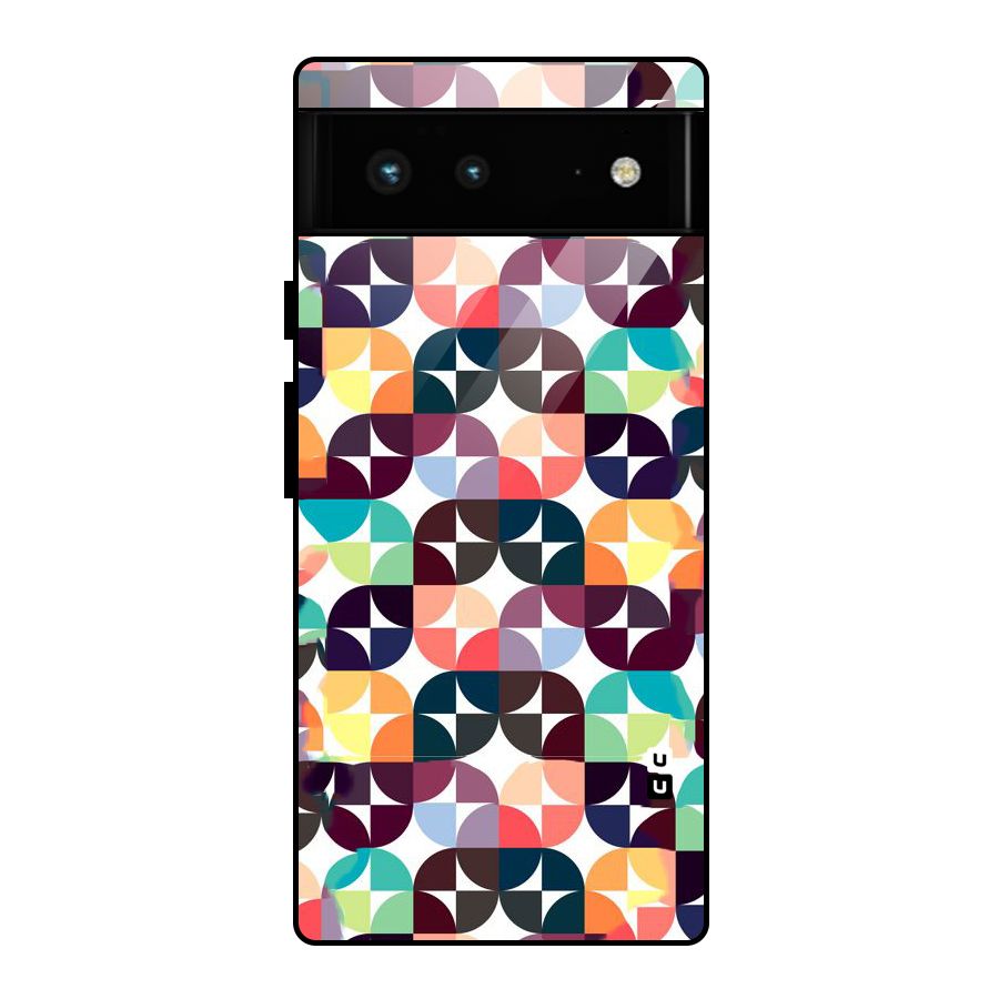 Multicolor Arc Glass Back Case for Google Pixel 6