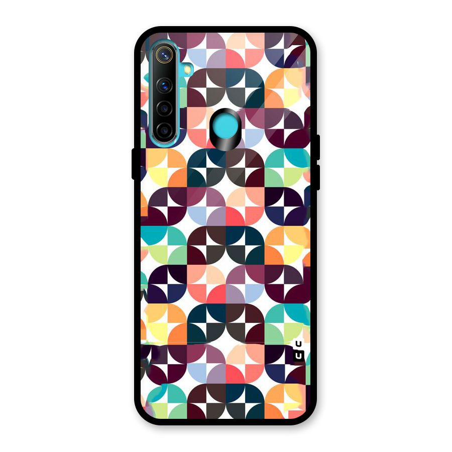 Multicolor Arc Glass Back Case for Realme 5i