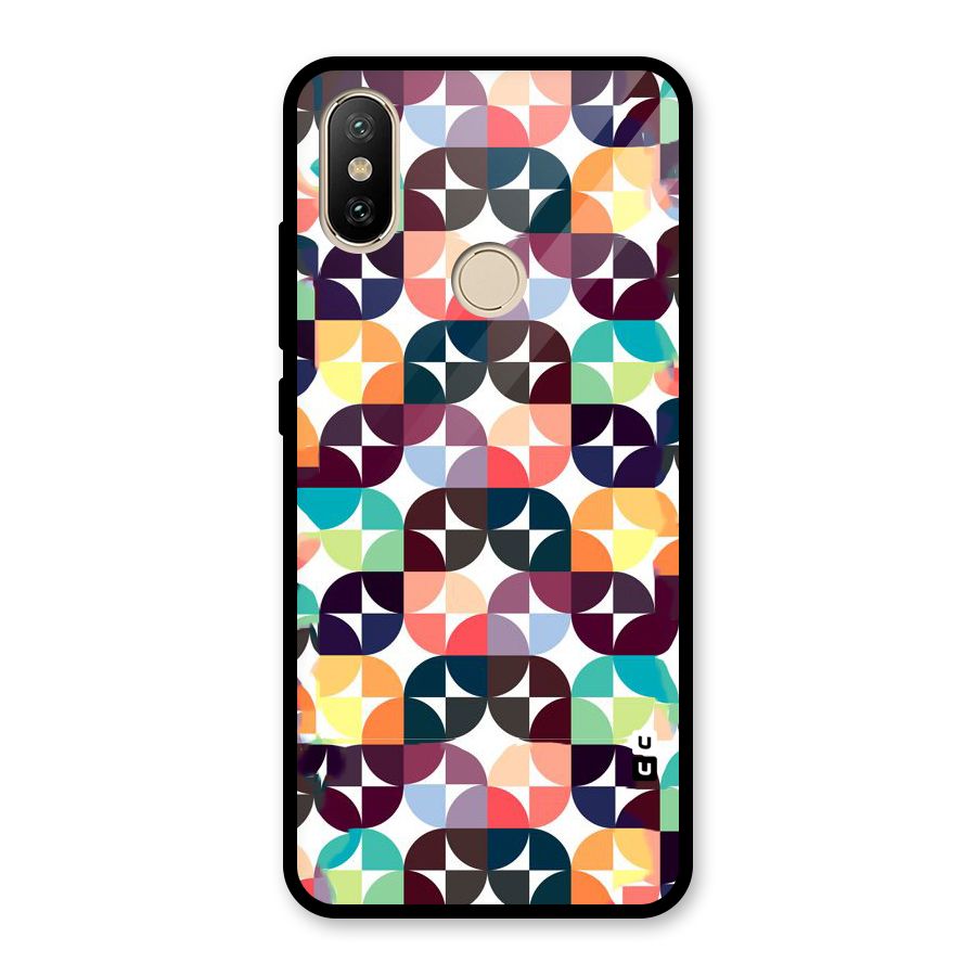Multicolor Arc Glass Back Case for Redmi A2