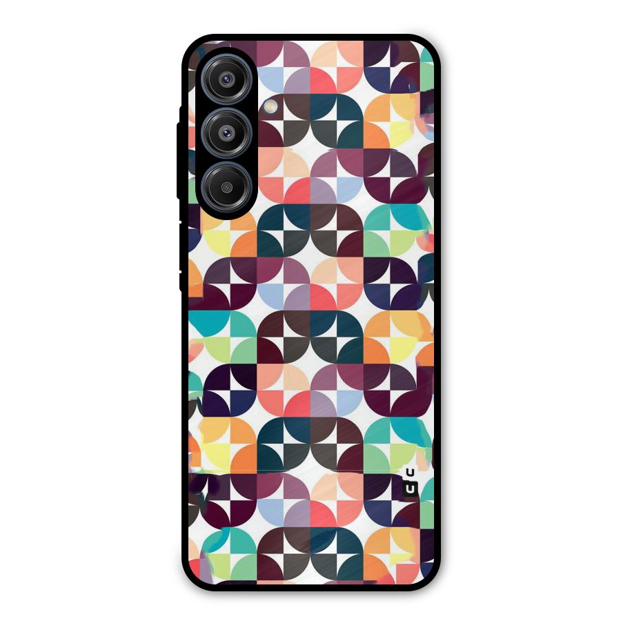 Multicolor Arc Metal Back Case for Galaxy A16 5G