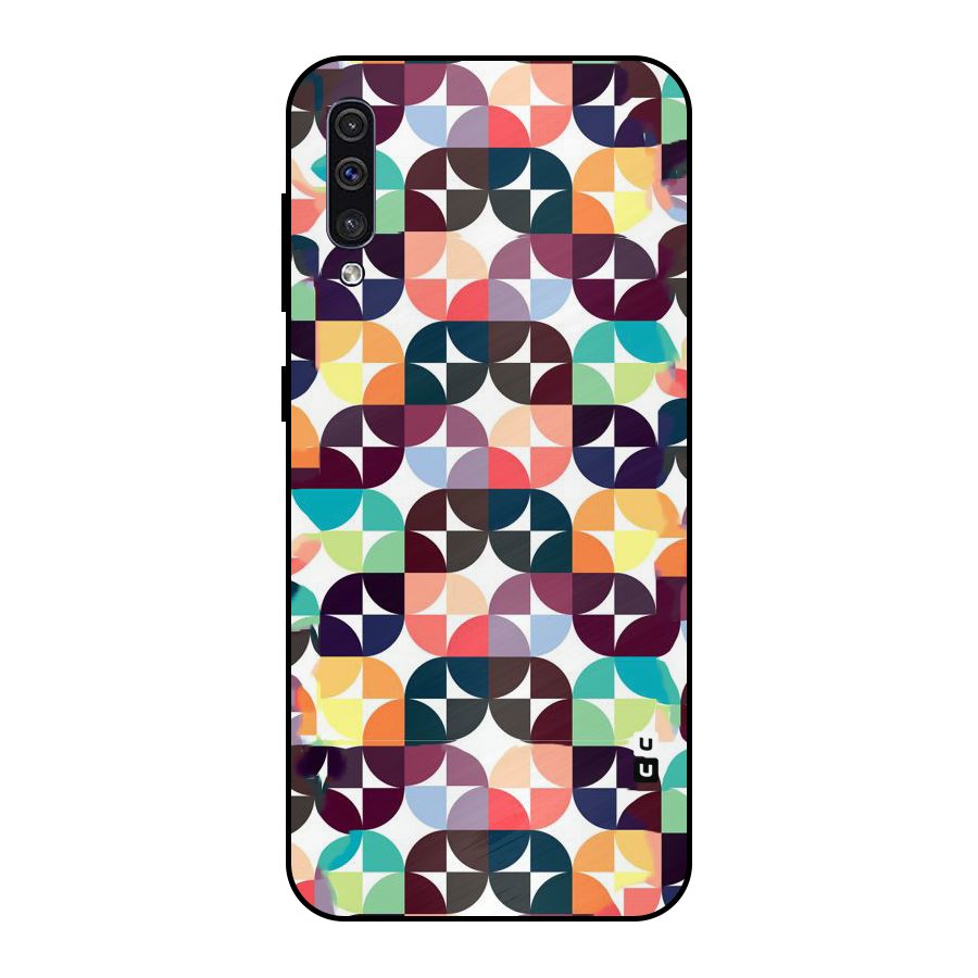Multicolor Arc Metal Back Case for Galaxy A30s