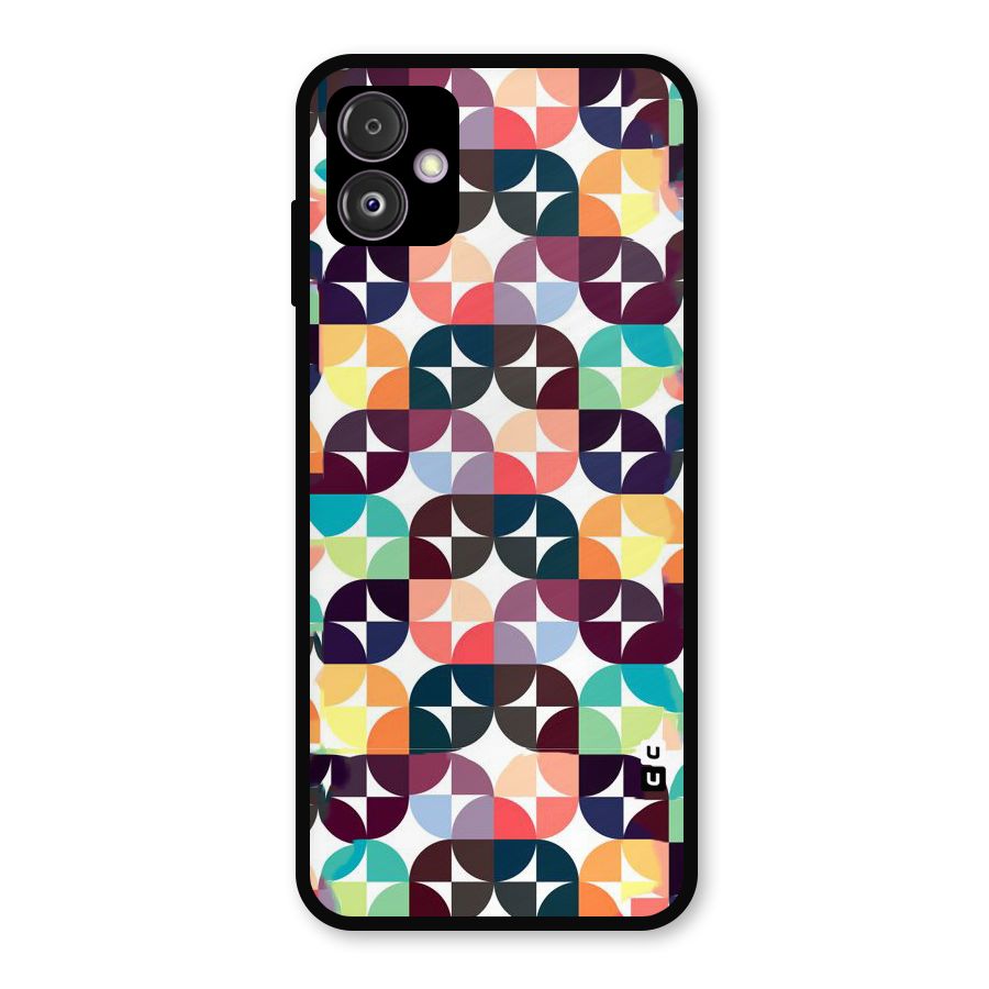 Multicolor Arc Metal Back Case for Galaxy F14