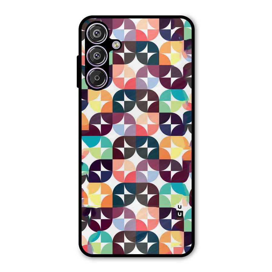 Multicolor Arc Metal Back Case for Galaxy F15