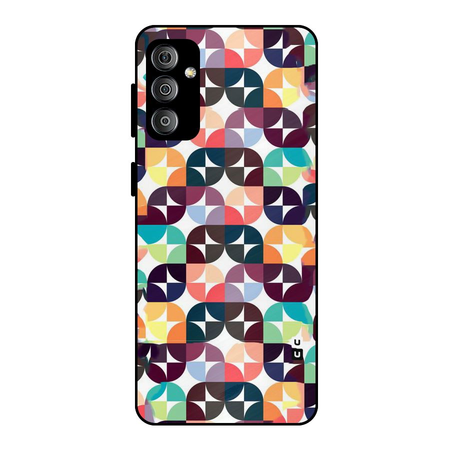 Multicolor Arc Metal Back Case for Galaxy F23