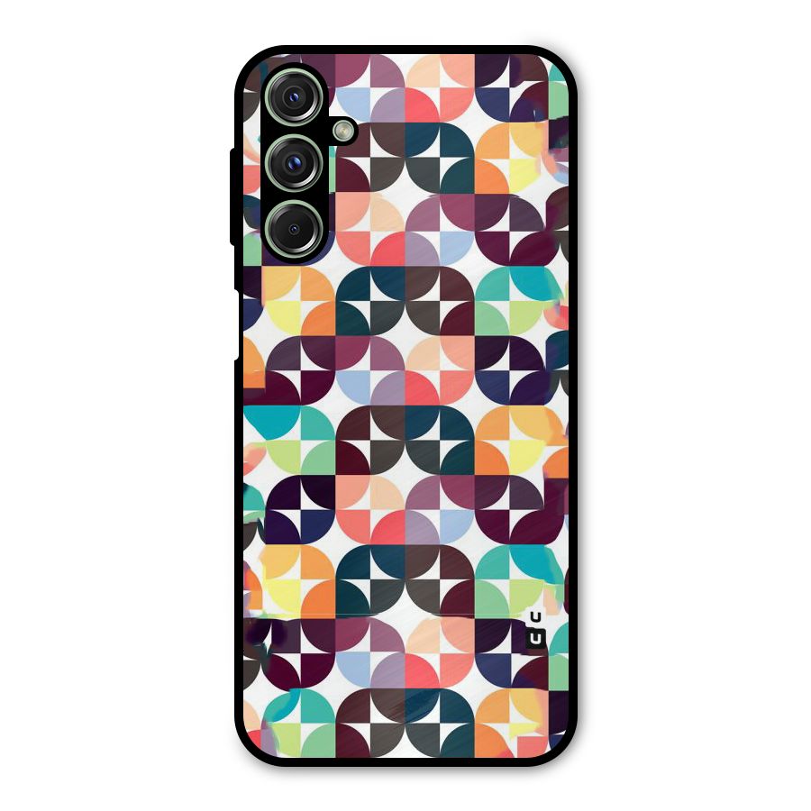 Multicolor Arc Metal Back Case for Galaxy F34
