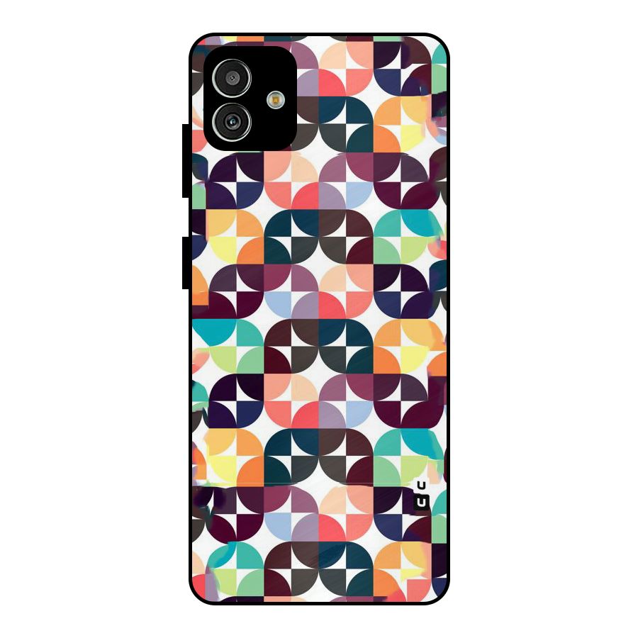 Multicolor Arc Metal Back Case for Galaxy M13 5G