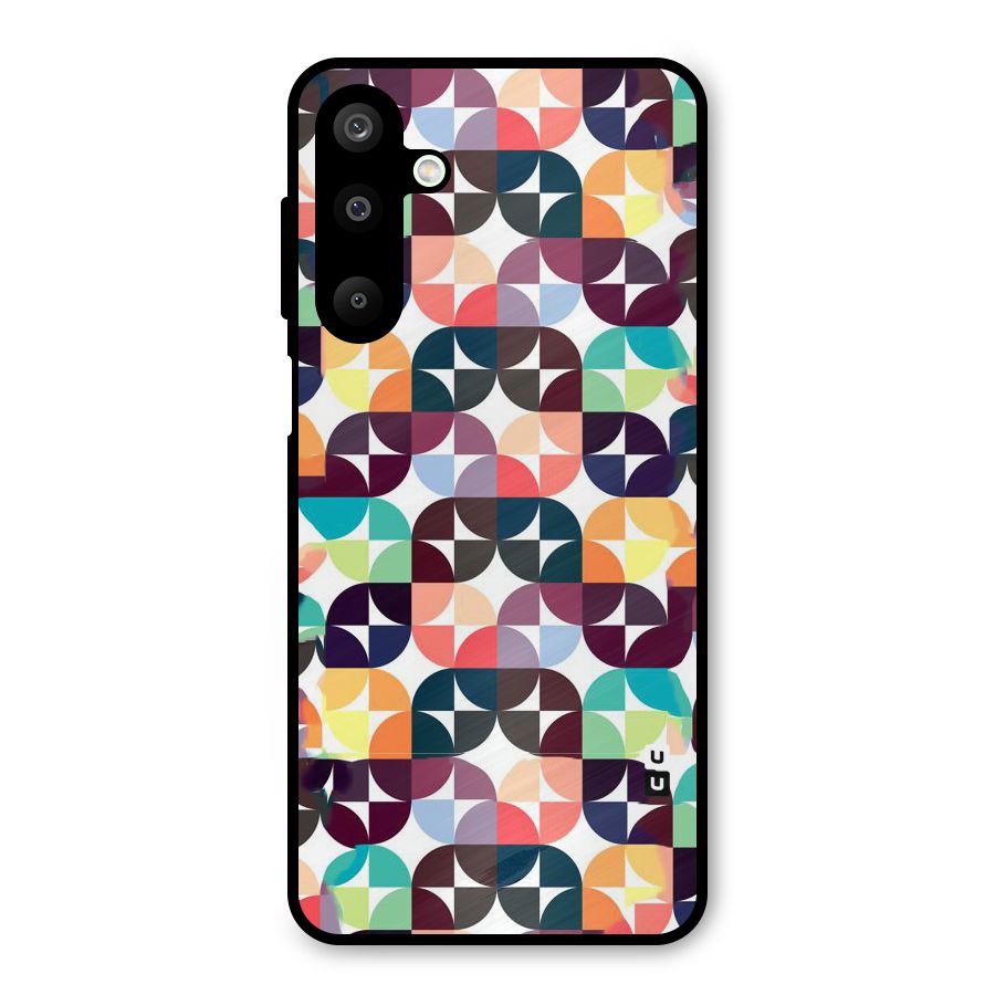Multicolor Arc Metal Back Case for Galaxy M16