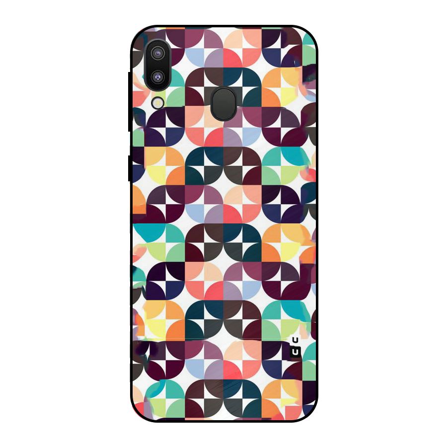 Multicolor Arc Metal Back Case for Galaxy M20
