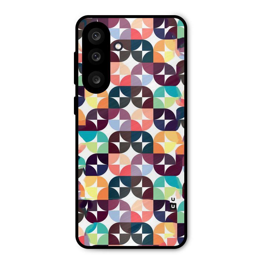 Multicolor Arc Metal Back Case for Galaxy M56