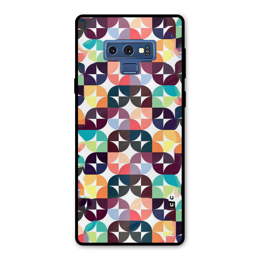 Multicolor Arc Metal Back Case for Galaxy Note 9