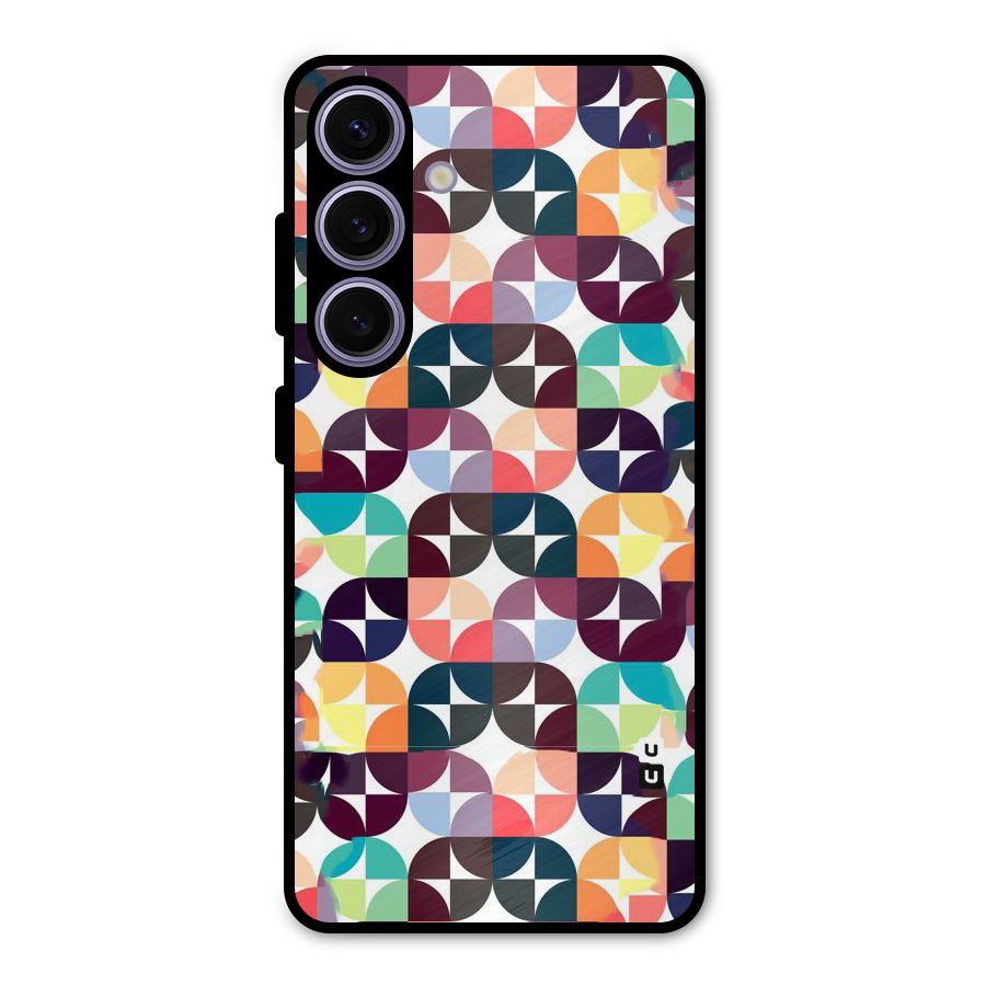 Multicolor Arc Metal Back Case for Galaxy S24
