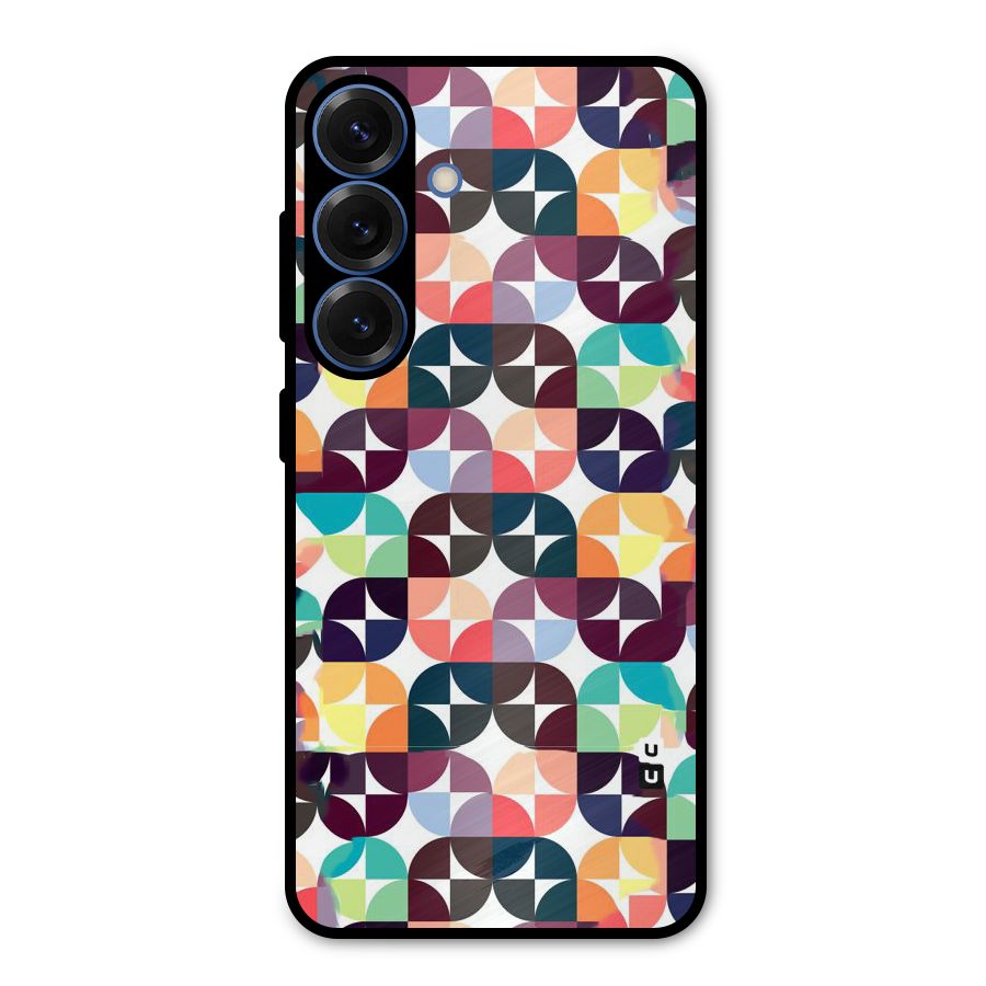 Multicolor Arc Metal Back Case for Galaxy S25