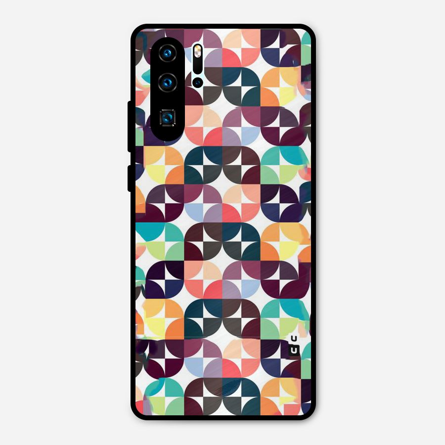 Multicolor Arc Metal Back Case for Huawei P30 Pro