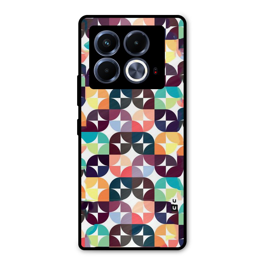 Multicolor Arc Metal Back Case for Infinix Note 40 5G