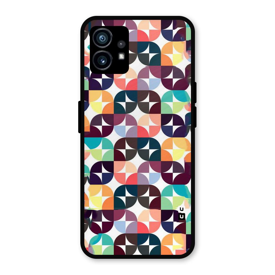 Multicolor Arc Metal Back Case for Nothing Phone 1