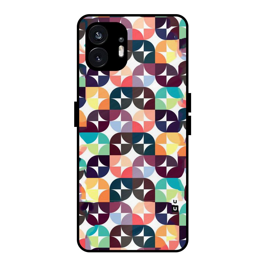 Multicolor Arc Metal Back Case for Nothing Phone 2
