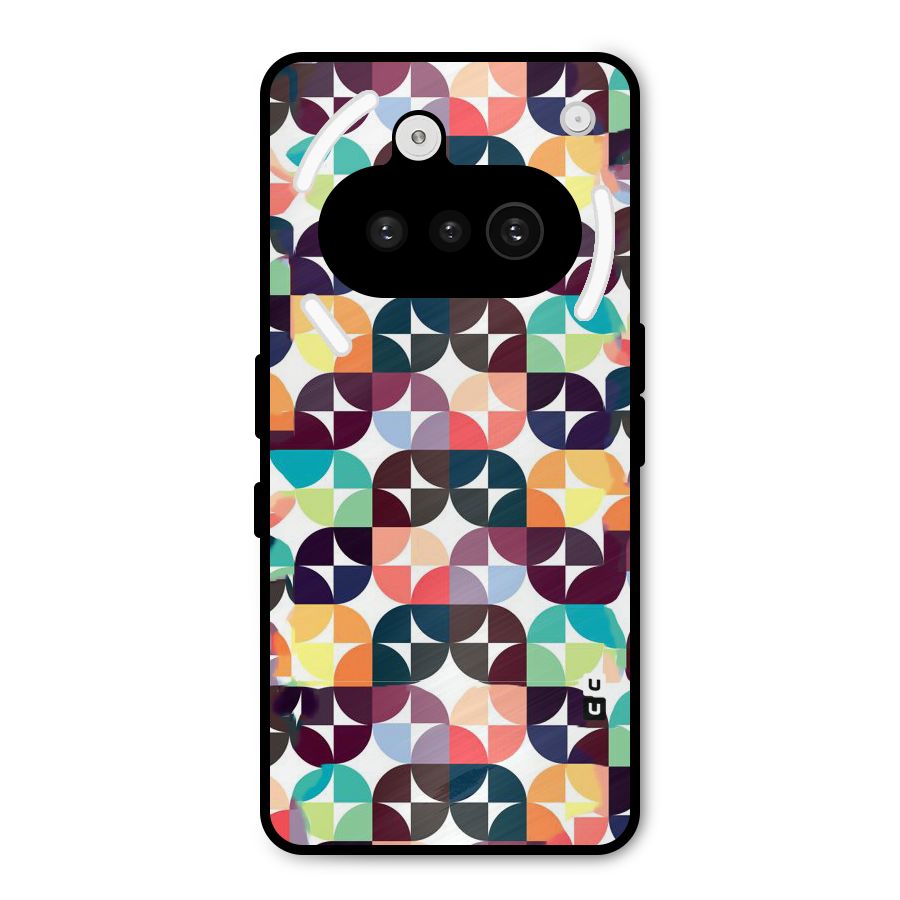 Multicolor Arc Metal Back Case for Nothing Phone 3a