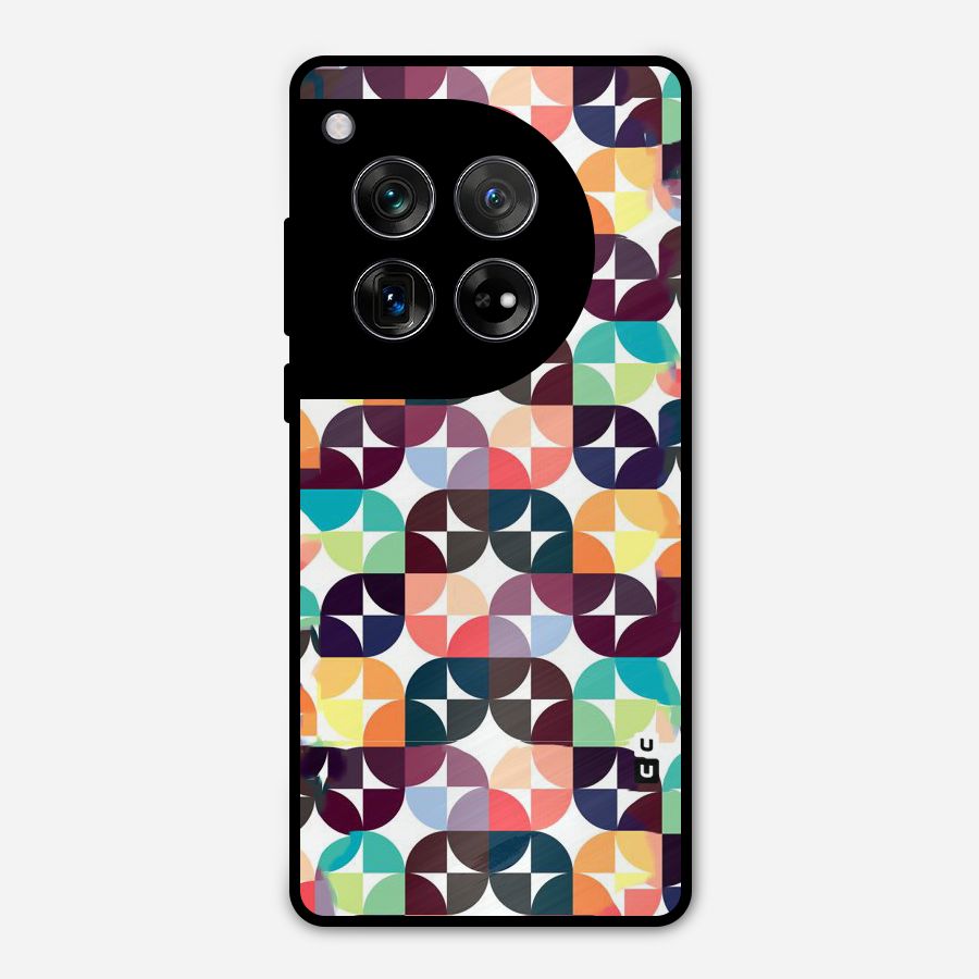 Multicolor Arc Metal Back Case for OnePlus 12