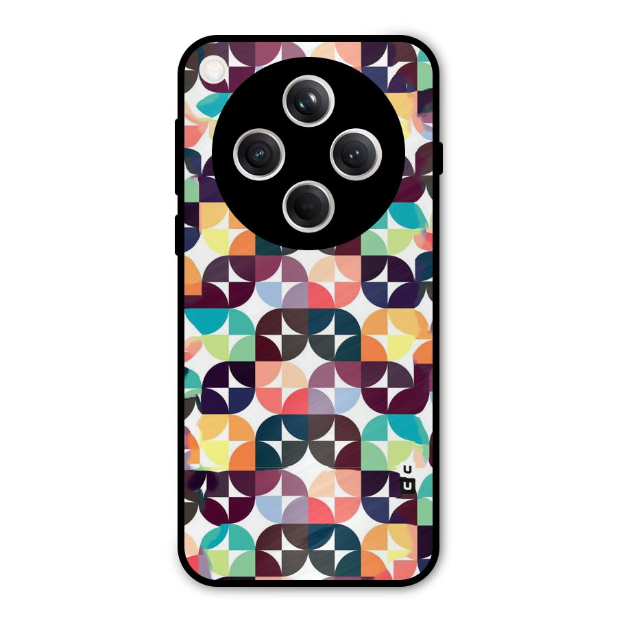 Multicolor Arc Metal Back Case for Oppo Find X8