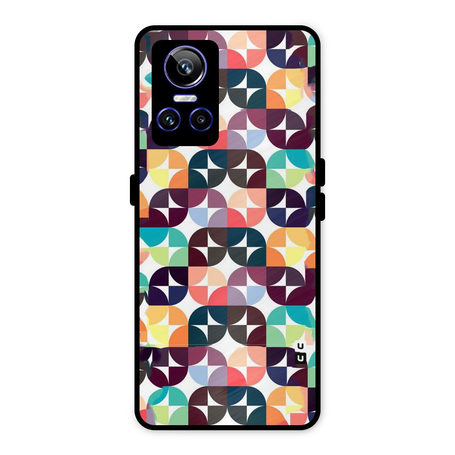 Multicolor Arc Metal Back Case for Realme GT Neo 3