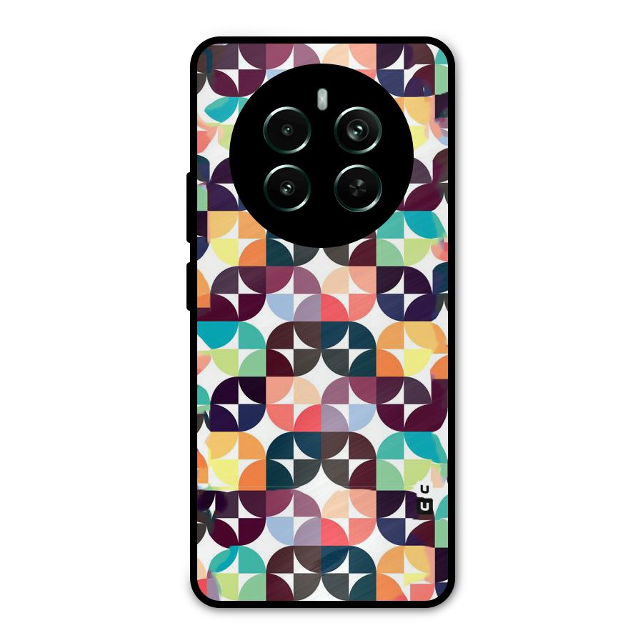 Multicolor Arc Metal Back Case for Realme Narzo 70 Pro