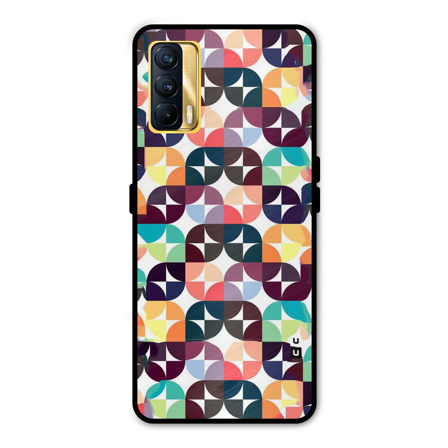 Multicolor Arc Metal Back Case for Realme X7