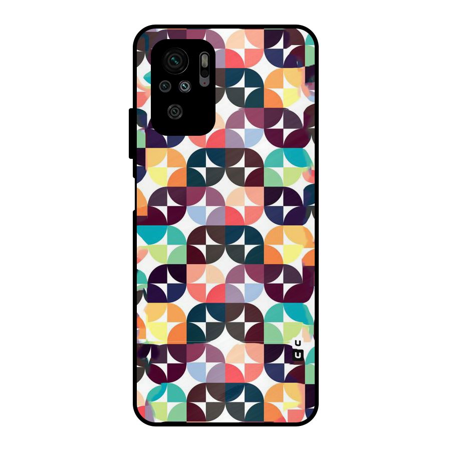 Multicolor Arc Metal Back Case for Redmi Note 10S