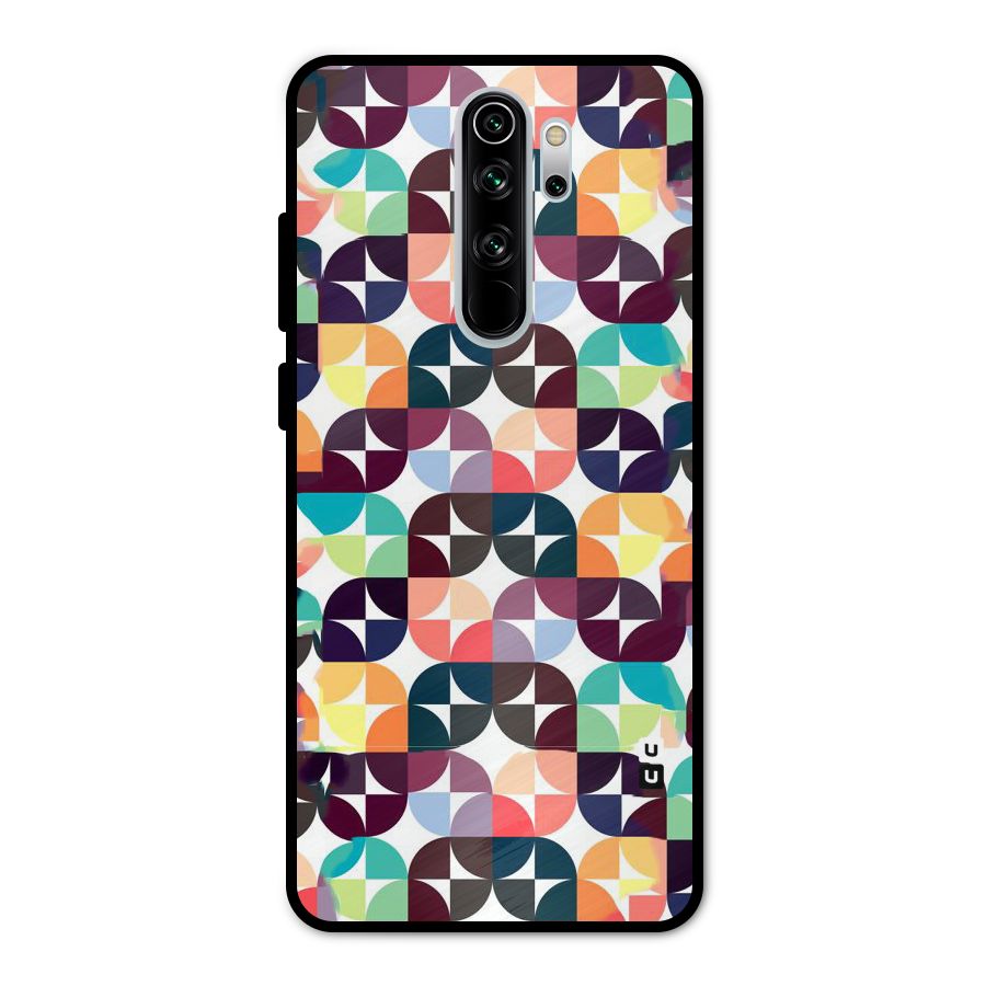 Multicolor Arc Metal Back Case for Redmi Note 8 Pro