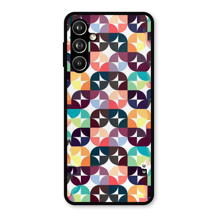 Multicolor Arc Metal Back Case for Samsung Galaxy M54