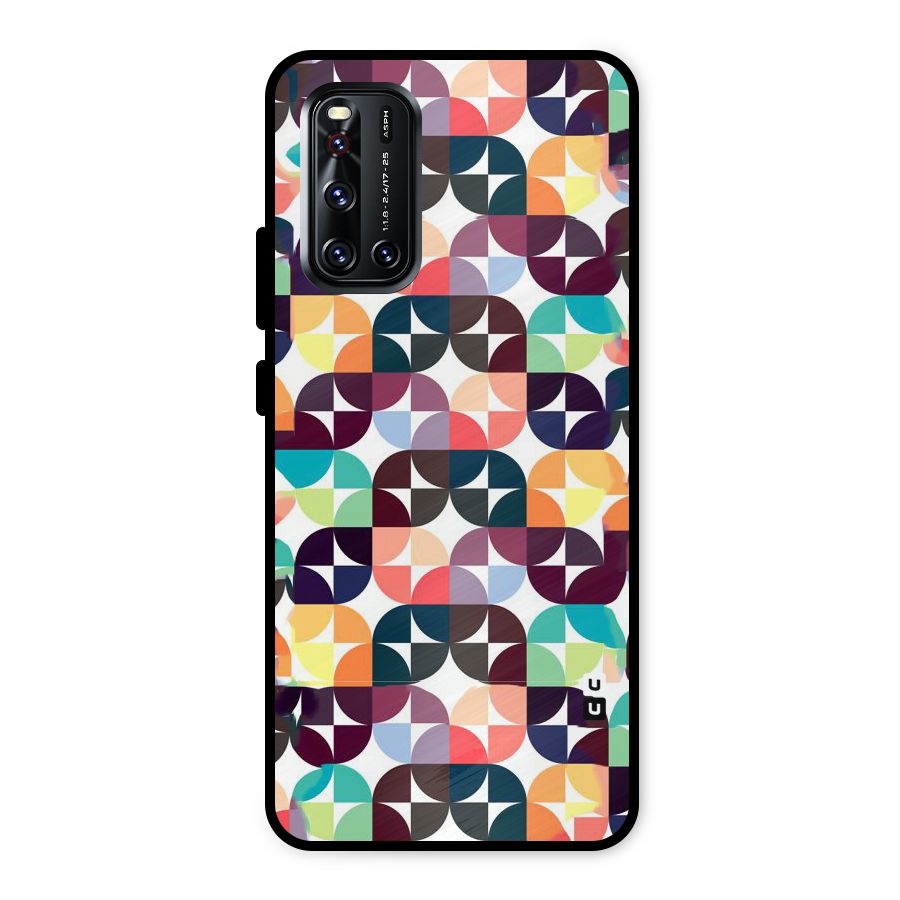 Multicolor Arc Metal Back Case for Vivo V19