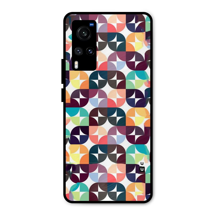 Multicolor Arc Metal Back Case for Vivo X60