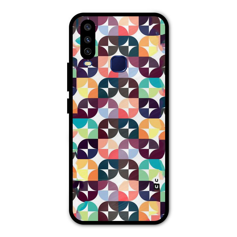 Multicolor Arc Metal Back Case for Vivo Y15