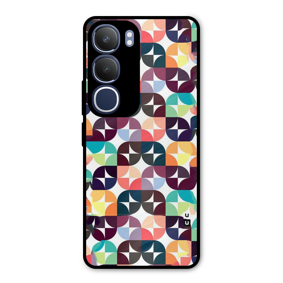 Multicolor Arc Metal Back Case for Vivo Y29