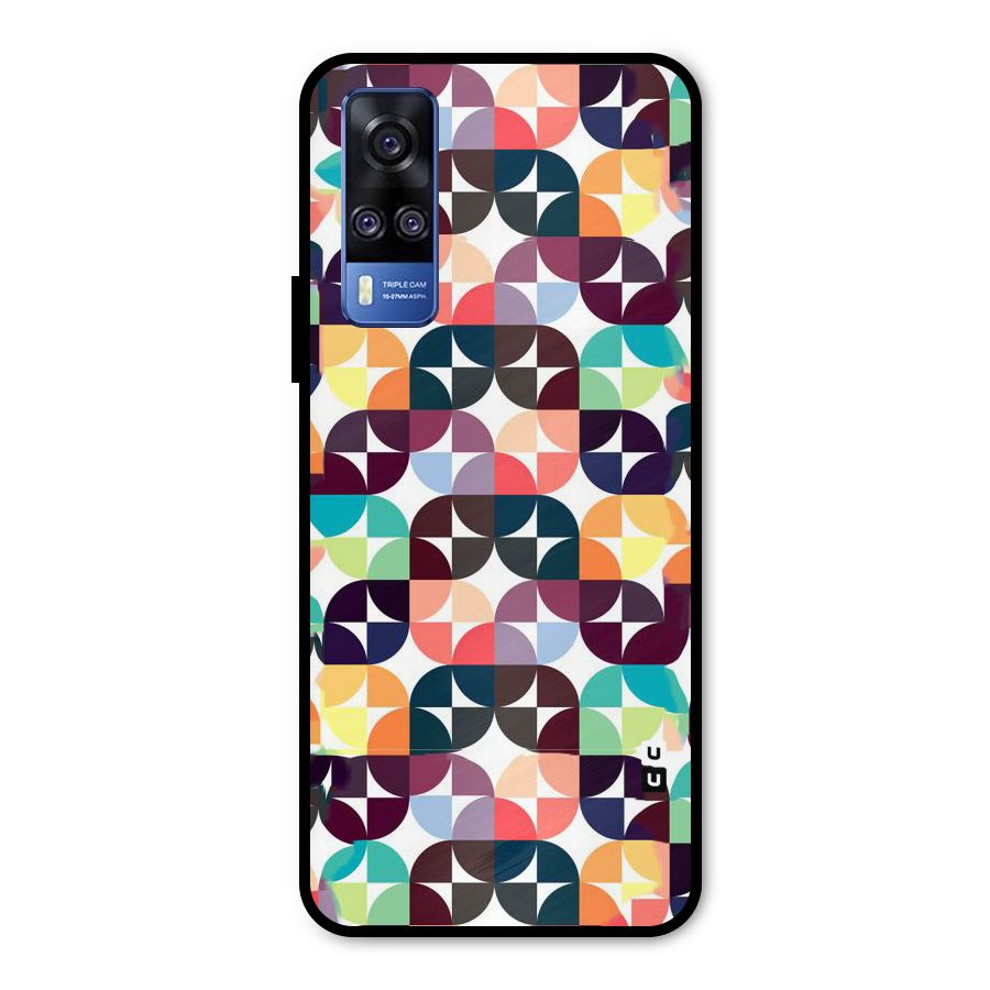 Multicolor Arc Metal Back Case for Vivo Y31