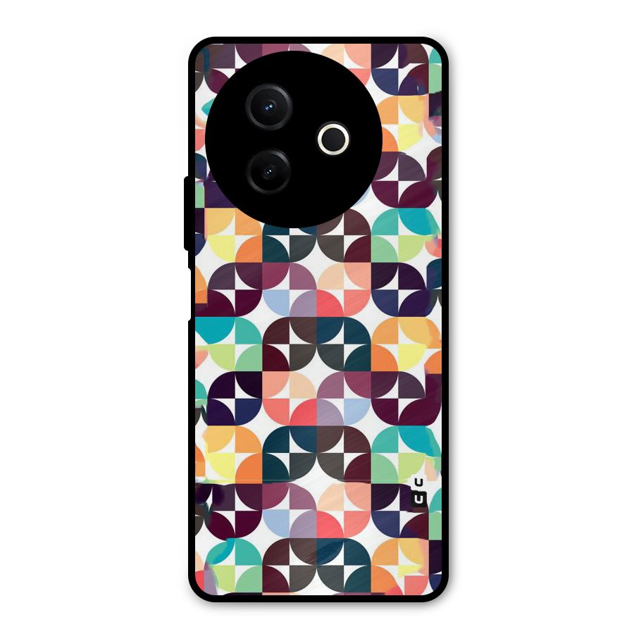 Multicolor Arc Metal Back Case for Vivo Y39