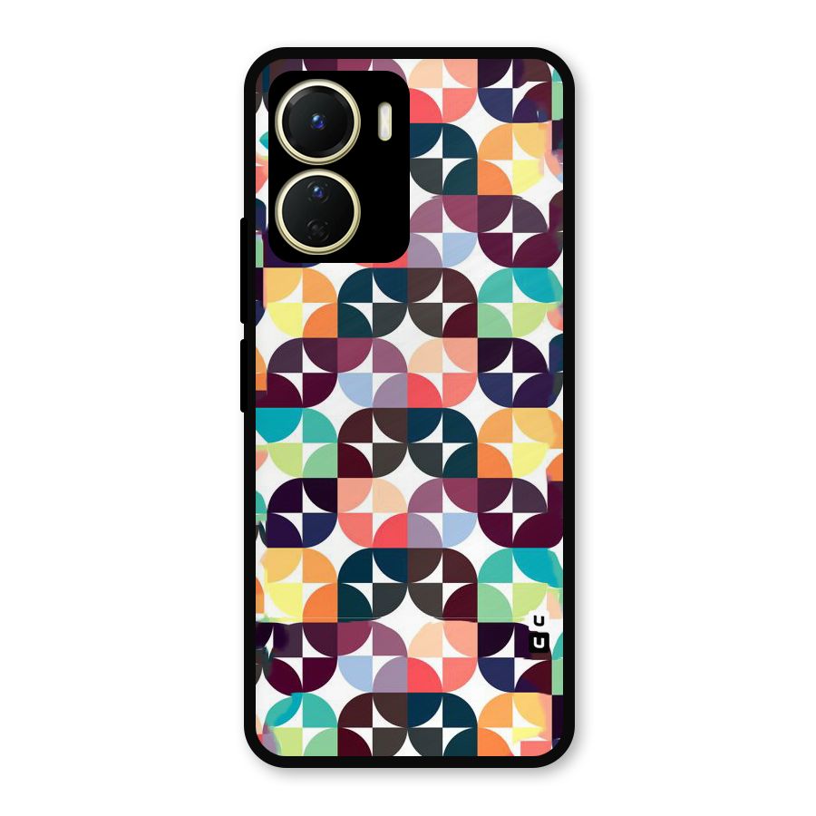 Multicolor Arc Metal Back Case for Vivo Y56