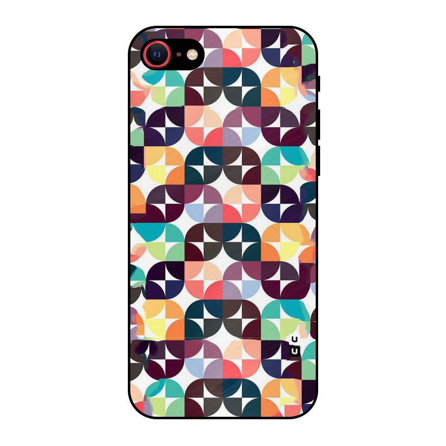 Multicolor Arc Metal Back Case for iPhone 7