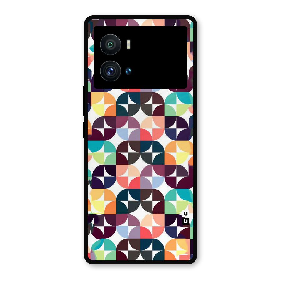 Multicolor Arc Metal Back Case for iQOO 9 Pro