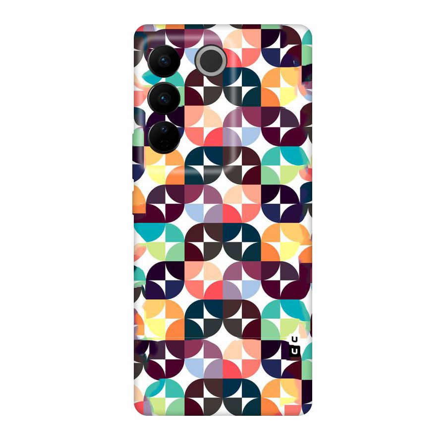 Multicolor Arc Original Polycarbonate Back Case for Vivo V27