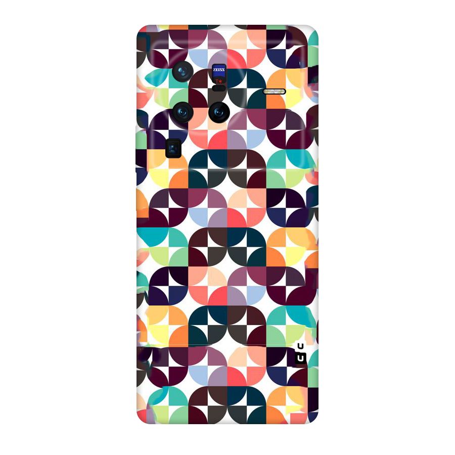 Multicolor Arc Original Polycarbonate Back Case for Vivo X80