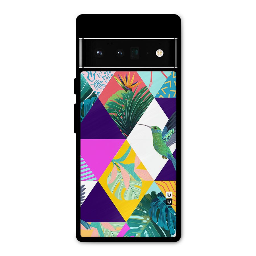 Multicolor Exotic Seamless Pattern Metal Back Case for Google Pixel 6 Pro