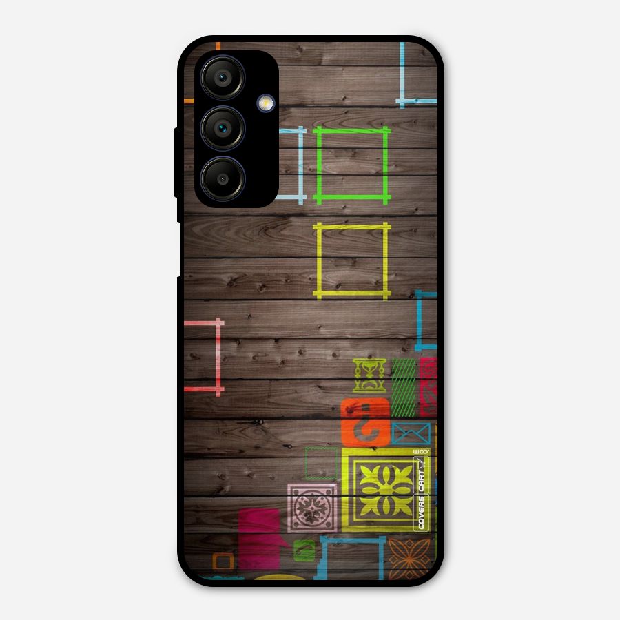 Multicolor Frame Design Metal Back Case for Galaxy A15 5G