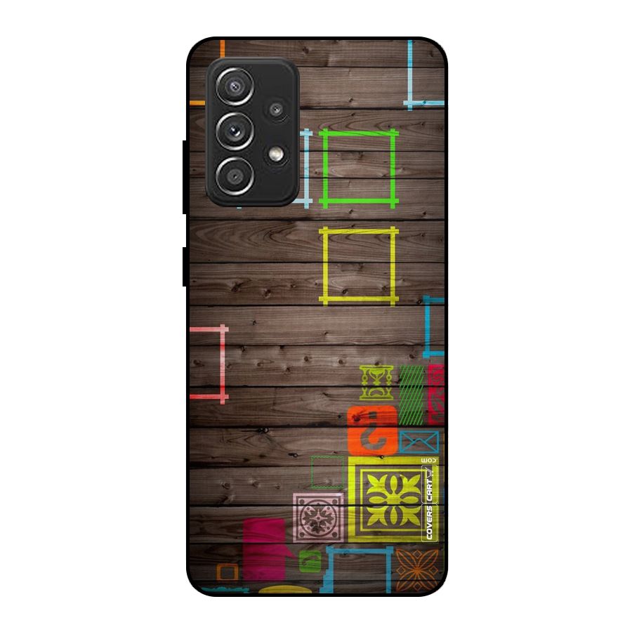 Multicolor Frame Design Metal Back Case for Galaxy A52s 5G