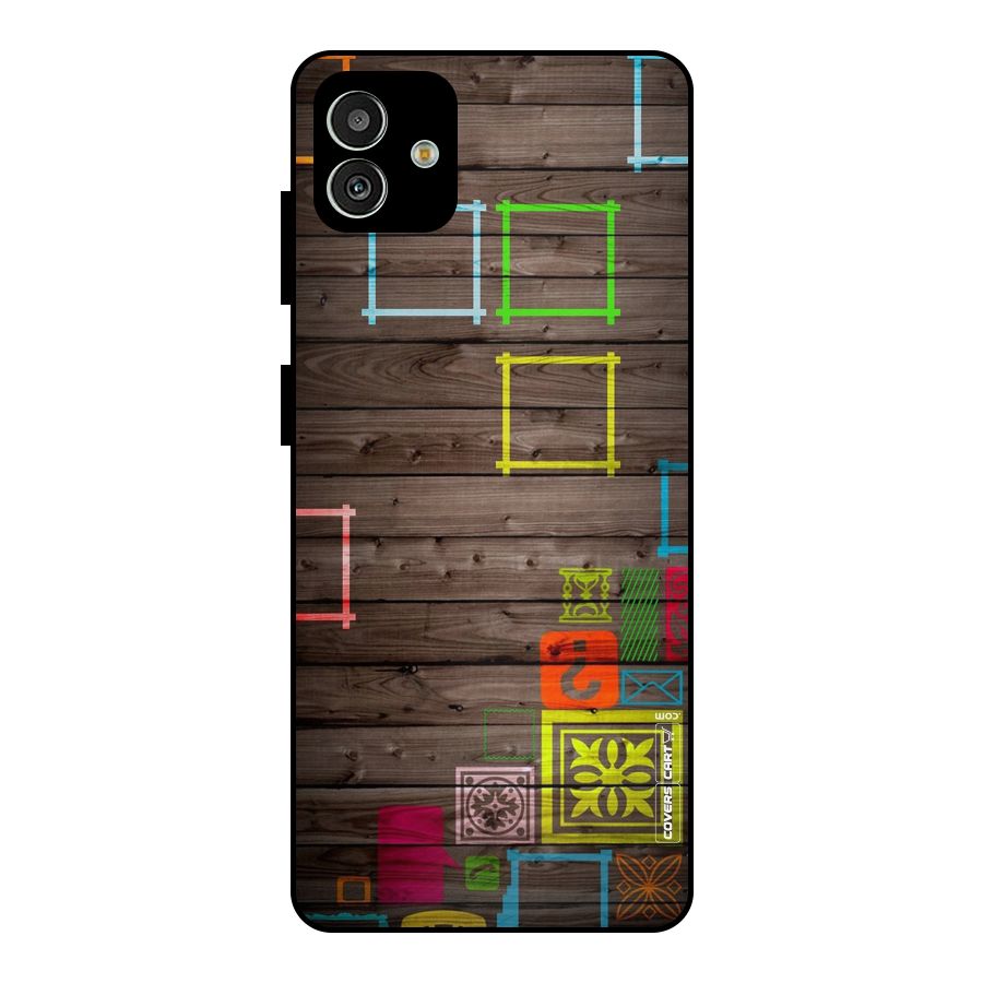 Multicolor Frame Design Metal Back Case for Galaxy M13 5G