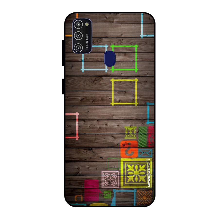 Multicolor Frame Design Metal Back Case for Galaxy M30s